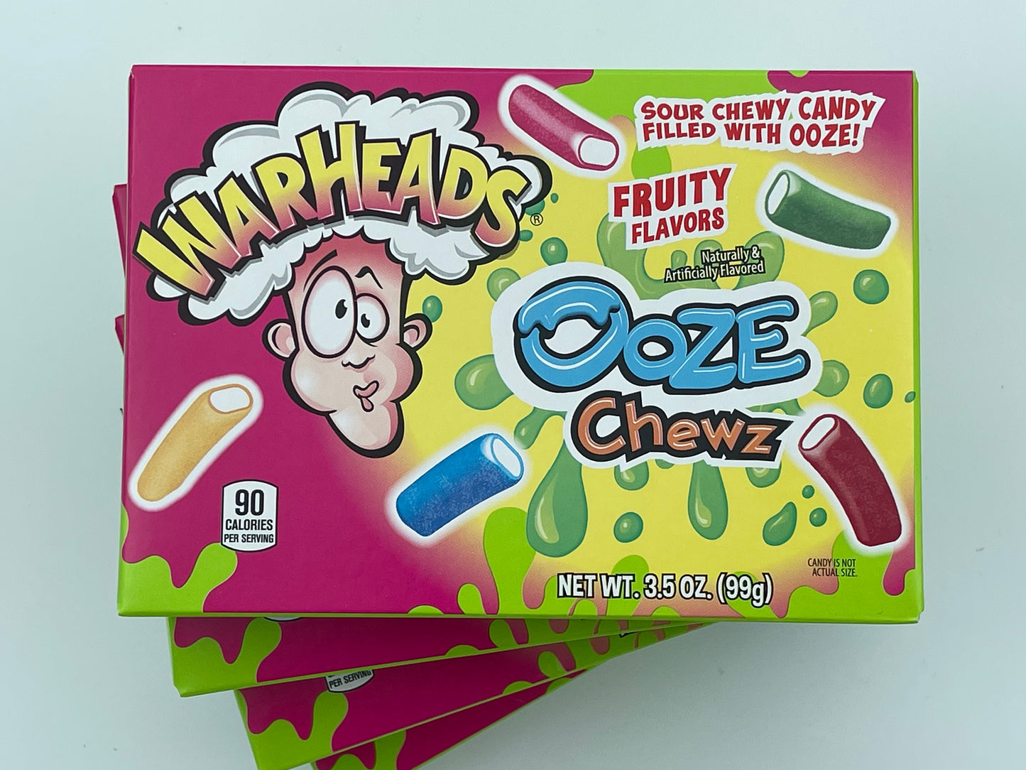 Warheads Ooze Chews Theatre Box 99g