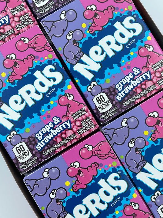 Nerds Grape and Strawberry Small Box 47g
