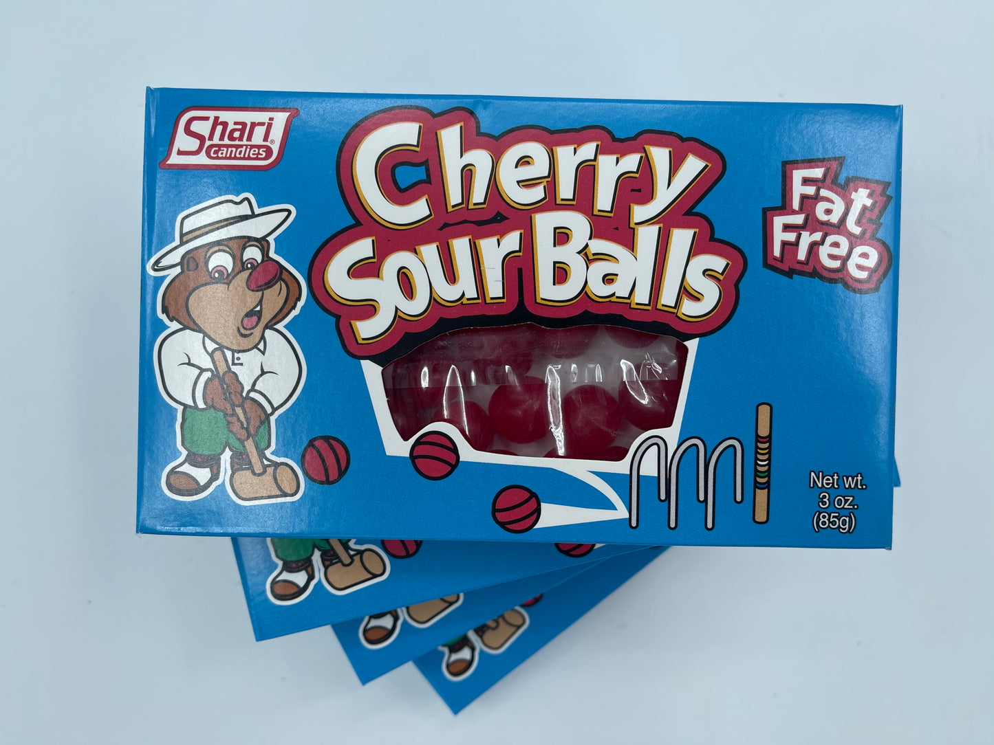 Cherry Sour Balls Theatre Box 85g
