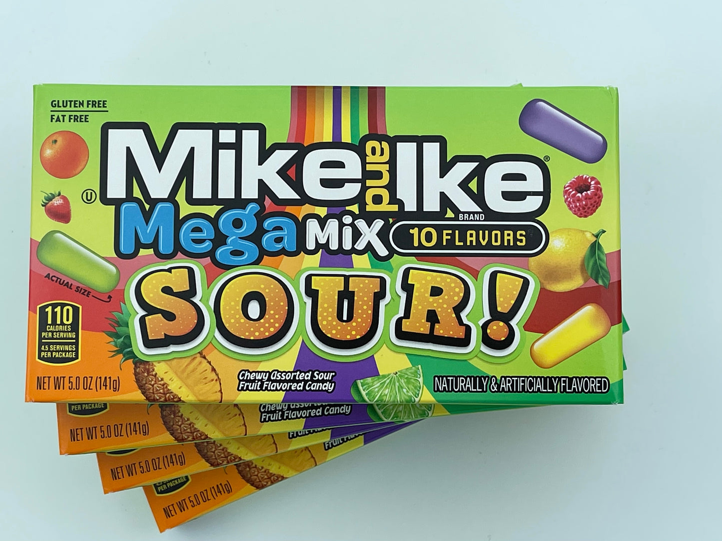 Mike & Ike Mega Mix Sour Theatre Box 120g – Sugar Boom