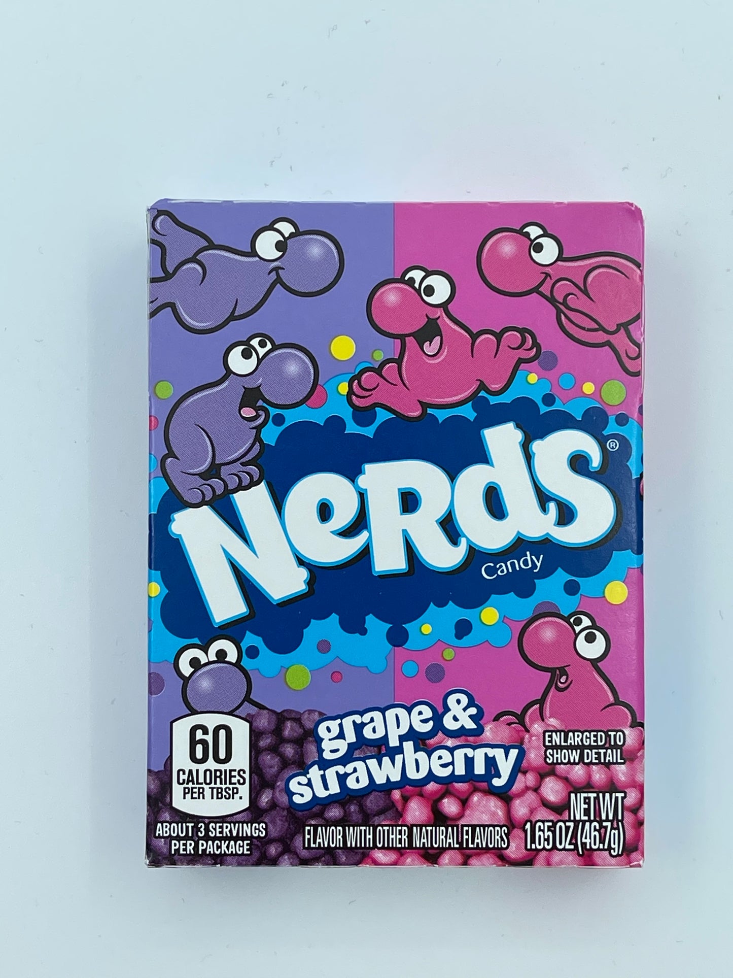 Nerds Grape and Strawberry Small Box 47g