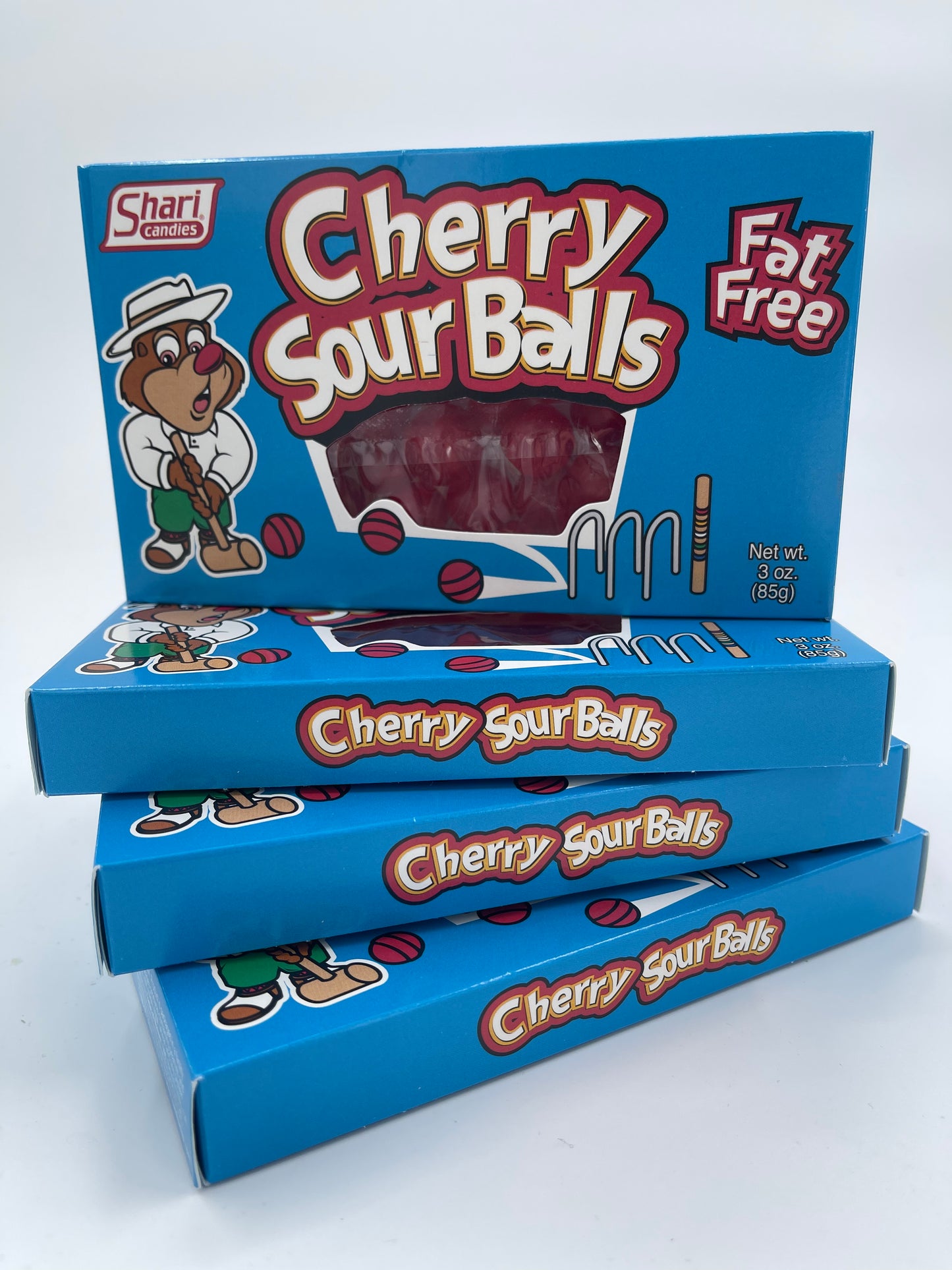 Cherry Sour Balls Theatre Box 85g