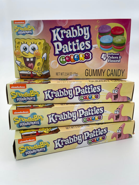 SpongeBob Krabby Patties Colours Theatre Box 72g