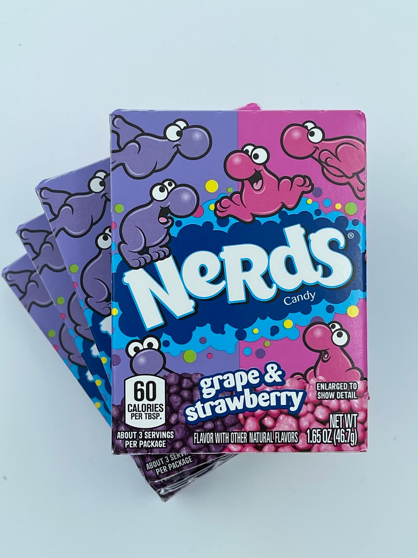 Nerds Grape and Strawberry Small Box 47g