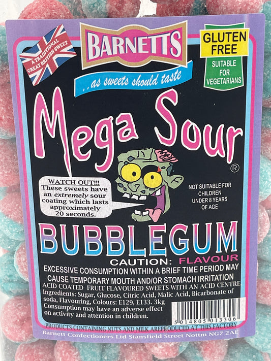 Barnetts MEGA SOUR Bubblegum